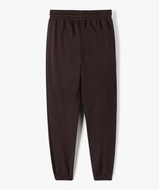 Pantalon de jogging fille avec intérieur molletonné vue3 - GEMO (JUNIOR) - GEMO