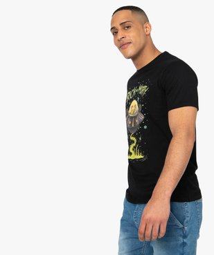 Tee-shirt homme à motif soucoupe volante – Rick and Morty vue2 - RICK ET MORTY - GEMO