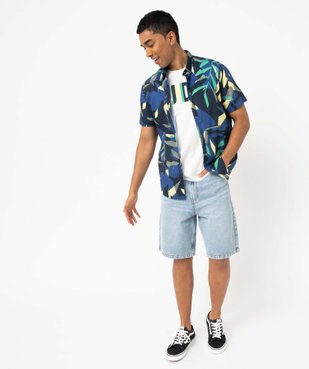 Tee-shirt homme imprimé à manches courtes vue6 - GEMO (HOMME) - GEMO