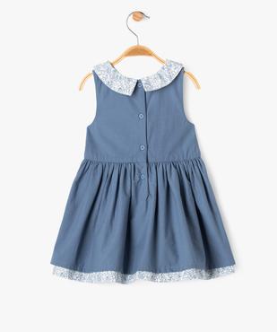Robe réversible avec col Claudine bébé fille vue6 - GEMO(BEBE DEBT) - GEMO