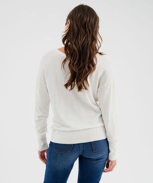 Gilet en maille fluide et douce femme vue3 - GEMO 4G FEMME - GEMO