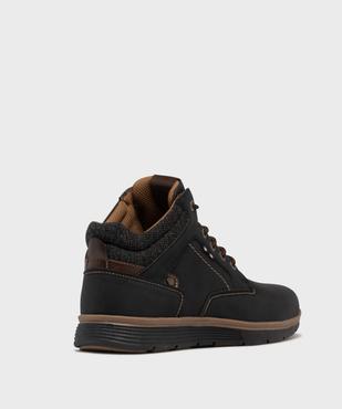 Boots midcut casual à col textile et semelle sport homme vue5 - URBAN STEPS - GEMO