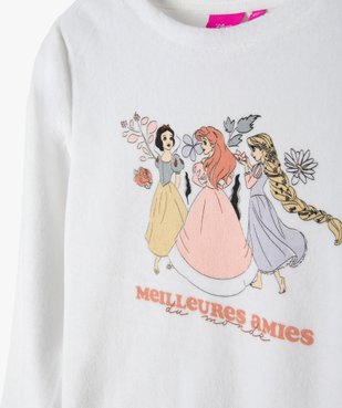 Pyjama fille en velours bicolore imprimé - Princesses Disney vue2 - DISNEY DTR - GEMO