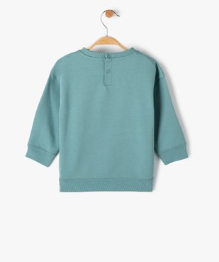 Sweat bébé avec petite broderie vue4 - GEMO(BEBE DEBT) - GEMO