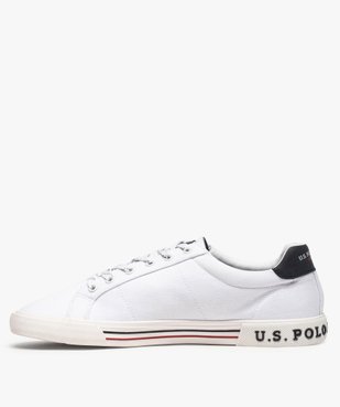 Tennis homme en toile unie à lacets – US Polo Assn vue3 - US POLO - GEMO