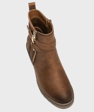 Boots zippées à talon compensé femme vue5 - VALENTINA BALDANO GEMO FORGOOD - GEMO