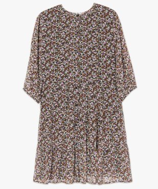 Robe femme imprimée fermeture boutonnée vue4 - GEMO (G TAILLE) - GEMO