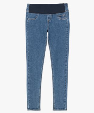 Jean grossesse coupe slim avec taille élastiquée vue4 - GEMO (MATER) - GEMO