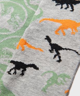 Chaussettes motifs dinosaures garçon (lot de 3) - Jurassic World vue2 - JURASSIC - GEMO