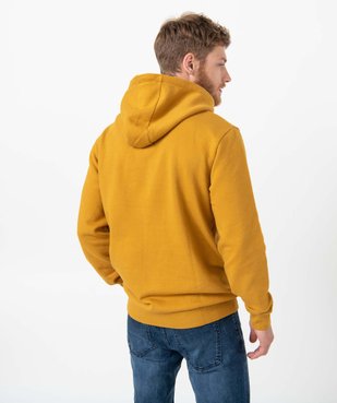 Sweat homme molletonné à capuche vue3 - GEMO (HOMME) - GEMO