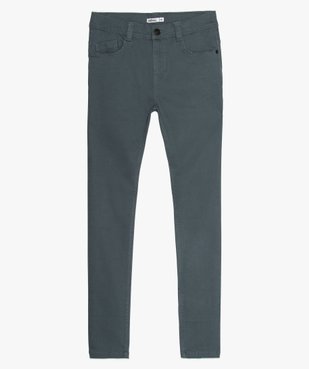 Pantalon garçon coupe skinny en toile extensible vue1 - GEMO (JUNIOR) - GEMO