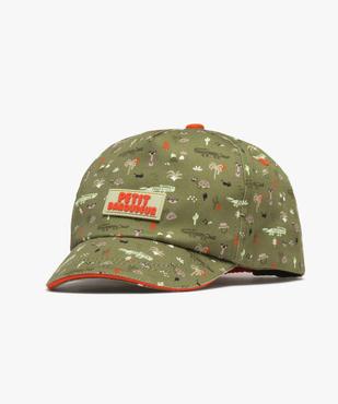 Casquette à motifs animaux de la jungle bébé garçon vue1 - GEMO 4G BEBE - GEMO