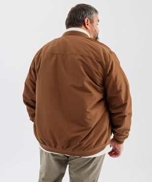 Blouson zippé style bombers homme vue11 - GEMO 4G HOMME - GEMO