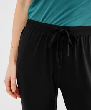 Pantalon de pyjama en maille fine avec bas resserré femme vue10 - GEMO 4G FEMME - GEMO
