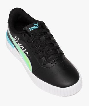 Baskets fille unies avec détail métallisé - Puma vue5 - PUMA - GEMO