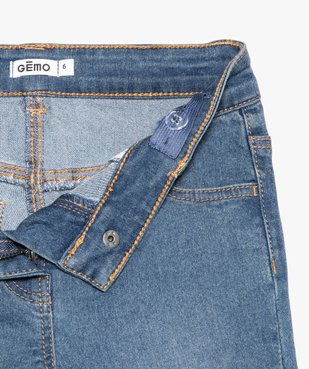 Jean fille coupe slim 4 poches en matière extensible vue4 - GEMO (ENFANT) - GEMO