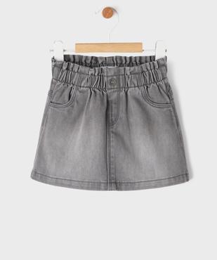 Jupe courte en jean bébé fille vue1 - GEMO(BEBE DEBT) - GEMO