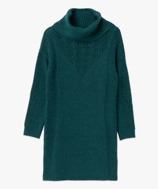 Robe pull femme en maille scintillante avec large col roulé vue4 - GEMO(FEMME PAP) - GEMO