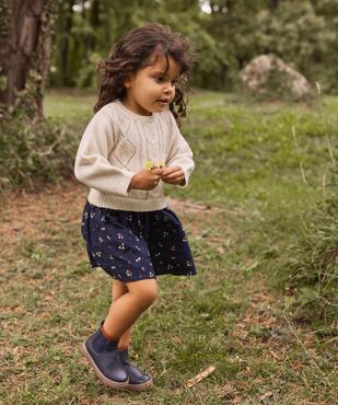 Robe effet 2 en 1 bébé fille - LuluCastagnette vue4 - LULUCASTAGNETTE - GEMO