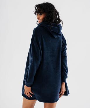 Chemise de nuit en  polaire à capuche motif Stitch femme - Disney vue3 - LILO & STITCH - GEMO