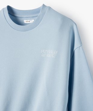 Sweat fille coupe courte resserrée dans le bas vue3 - GEMO (JUNIOR) - GEMO