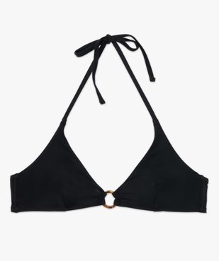 Haut de maillot de bain femme forme triangle avec anneau vue4 - GEMO (PLAGE) - GEMO