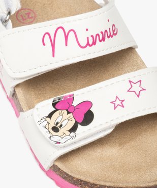 Sandales bébé fille à scratch imprimées Minnie - Disney vue6 - MINNIE - GEMO