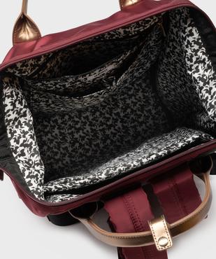 Sac à dos spécial ordinateur avec touches métallisées femme vue8 - GEMO (ACCESS) - GEMO
