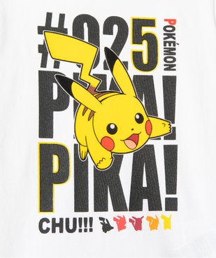 Tee-shirt garçon à manches longues imprimé XXL - Pokémon vue3 - POKEMON - GEMO