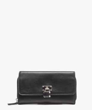 Portefeuille femme multirangement avec cadenas fantaisie vue1 - GEMO (ACCESS) - GEMO