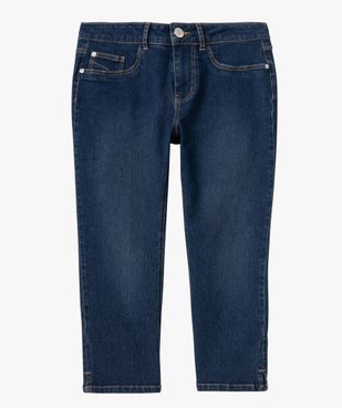 Pantacourt femme en jean coupe Slim vue4 - GEMO 4G FEMME - GEMO