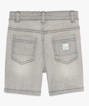 Bermuda bébé garçon aspect délavé – Lulu Castagnette vue3 - LULUCASTAGNETTE - GEMO