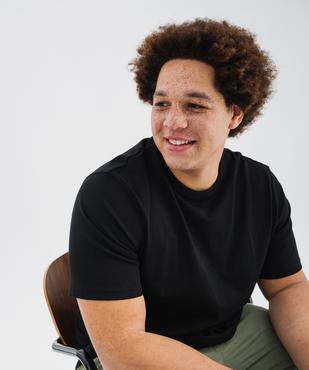 Tee-shirt manches courtes et col rond homme vue7 - GEMO (HOMME) - GEMO