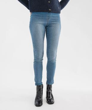 Jean slim avec taille élastique femme vue1 - GEMO(FEMME PAP) - GEMO