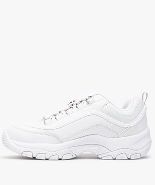 Baskets Dad shoes* femme à lacets et passants métallisés - Fila Strada Low vue3 - FILA - Nikesneakers
