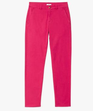 Pantalon chino coupe regular femme vue4 - GEMO(FEMME PAP) - GEMO
