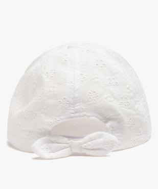 Casquette brodée avec inscription pailletée fille vue3 - GEMO 4G FILLE - GEMO