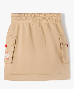 Jupe en maille molletonnée fille - Camps United vue3 - CAMPS - GEMO