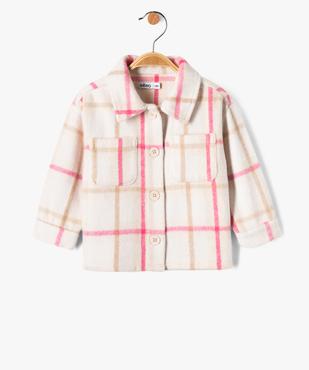 Chemise épaisse à carreaux bébé fille vue1 - GEMO(BEBE DEBT) - GEMO