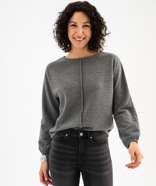 Pull fin à manches chauve-souris femme  vue1 - PREMIER PRIX BY GEMO - GEMO