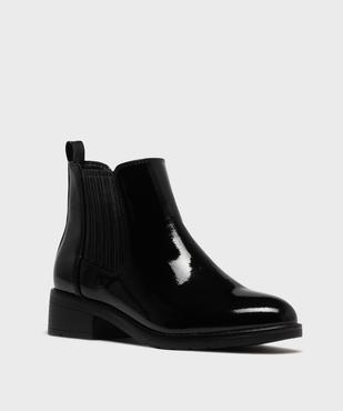Boots Chelsea vernis femme - Valentina Baldano vue2 - VALENTINA BALDA - GEMO