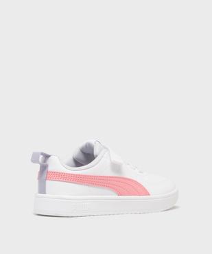 Baskets basses lacets élastiques et scratch Rickie AC fille - Puma vue4 - PUMA - GEMO