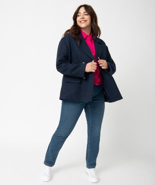 Manteau femme grande taille coupe caban vue5 - GEMO (G TAILLE) - GEMO
