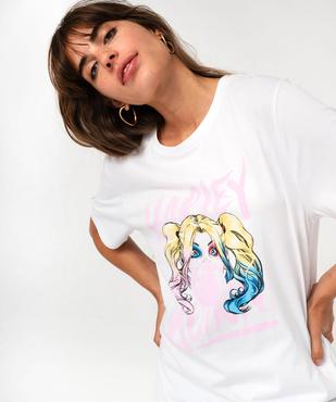 Tee-shirt manches coutes imprimé Harley Quinn femme - Batman vue2 - HARLEY QUINN - GEMO