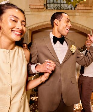 Veste de costume slim fit en viscose et lin homme vue6 - GEMO 4G HOMME - GEMO