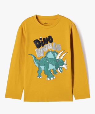 Tee-shirt manches longues sequins garçon vue2 - GEMO (ENFANT) - GEMO