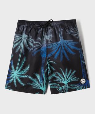 Short de surf imprimé palmiers garçon vue1 - GEMO 4G GARCON - GEMO