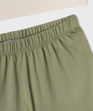 Pyjashort bicolore avec motif surf garçon vue3 - GEMO 4G GARCON - GEMO