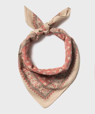 Foulard en coton à motifs fleuris fille vue3 - GEMO (ACCESS) - GEMO