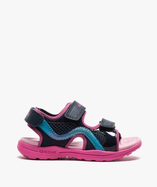 Sandales sport fille à détails brillants fermeture scratchs - Geox vue1 - GEOX - GEMO